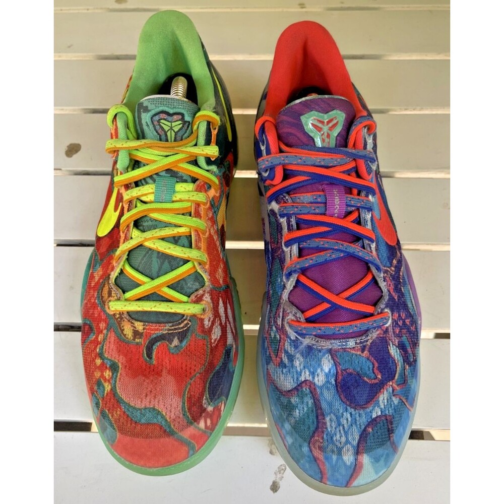 NIKE KOBE 8 "What The" GS MULTI-COLOR TENNIS SHOES UNISEX Sz 5.5Youth/Women's 7